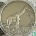 Gabon 1000 francs 2016 (colourless) "Giraffe" - Image 1
