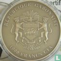 Gabon 1000 francs 2015 (kleurloos) "Buffalo" - Afbeelding 2