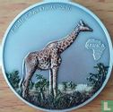 Gabon 1000 francs 2016 (coloured) "Giraffe" - Image 1