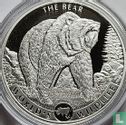 Congo-Kinshasa 20 francs 2022 (non coloré) "The bear" - Image 2