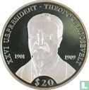 Liberia 20 dollars 2000 (PROOF) "Theodore Roosevelt" - Image 2