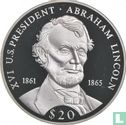 Liberia 20 dollars 2000 (PROOF) "Abraham Lincoln" - Image 2