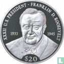 Liberia 20 dollars 2000 (PROOF) "Franklin D. Roosevelt" - Afbeelding 2