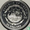 Liberia 20 dollars 2000 (PROOF) "Great Depression" - Afbeelding 1