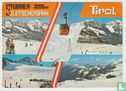 Stubaier Gletscher bahn Seilbahn Neustift im Stubaital Tirol Österreich Ansichtskarten Ski resort Tyrol Austria Postcard - Afbeelding 1