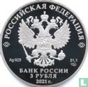 Russie 3 roubles 2021 (BE) "Masha and the bear" - Image 1