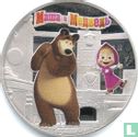 Russie 3 roubles 2021 (BE) "Masha and the bear" - Image 2