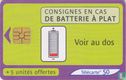 De batterie à plat