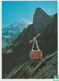 Adelboden Berner Oberland Luftseilbahn Birg-Engstligenalp Lohner und Rinderhorn Seilbahn Cable Car Cableways Postcard - Image 1