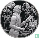 Russie 3 roubles 1999 (BE - type 2) "200th anniversary Birth of Alexander Sergeyevich Pushkin" - Image 2