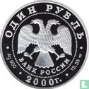 Rusland 1 roebel 2000 (PROOF) "Muskrat" - Afbeelding 1