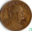 Mexico 5 centavos 1961 - Image 1