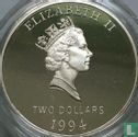 Bermuda 2 dollars 1994 (PROOF) "Royal visit" - Image 1