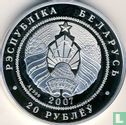 Belarus 20 rubles 2007 (PROOF) "Wolves" - Image 1