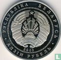 Belarus 1 ruble 2002 (PROOFLIKE) "Berezinsky biosphere nature reserve" - Image 1