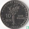 Brunei 10 sen 2017 "50th anniversary Accession to the throne" - Afbeelding 1