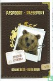 Bruine Beer Paspoort / Ours Brun Passeport - Image 1
