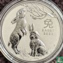 Australia 50 cents 2023 (type 1 - colourless)  "Year of the Rabbit" - Image 1