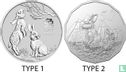 Australia 50 cents 2023 (type 1 - colourless)  "Year of the Rabbit" - Image 3