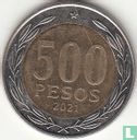 Chile 500 pesos 2021 - Image 1