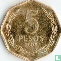 Chili 5 pesos 2009 - Image 1