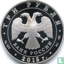 Rusland 3 roebels 2015 (PROOF - kleurloos) "Lake Baikal" - Afbeelding 1