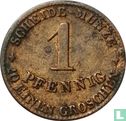 Saksen-Coburg-Gotha 1 pfennig 1852 - Afbeelding 2