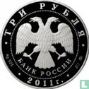 Russia 3 rubles 2011 (PROOF) "Year of the Rabbit" - Image 1