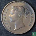 East India Company 1 cent 1845 - Image 2