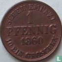Brunswick-Wolfenbüttel 1 pfennig 1860 - Image 1