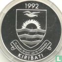 Kiribati 20 dollars 1992 (PROOF) "Summer Olympics in Barcelona" - Image 2