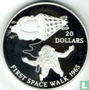 Kiribati 20 dollars 1993 (PROOF) "First space walk in 1965" - Afbeelding 2