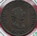 Isle of Man ½ penny 1830 (type 2) - Image 1
