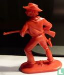 Cowboy with rifle at the ready (red) - Image 2