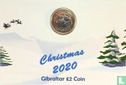 Gibraltar 2 pounds 2020 (folder - kleurloos) "Christmas" - Afbeelding 1