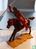 Indian with spear on horseback - Image 1