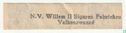 Prijs 16 cent - (Achterop: N.V. Willem II Sigaren Fabrieken Valkenswaard) - Afbeelding 2