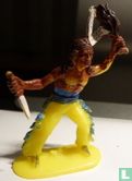 Indian with knife and torch (yellow) - Image 3