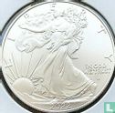 Verenigde Staten 1 dollar 2022 (zonder W - kleurloos) "Silver Eagle" - Afbeelding 1