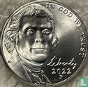États-Unis 5 cents 2022 (P) - Image 1