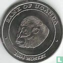 Ouganda 100 shillings 2004 (acier nickelé) "Monkey with elf-like ears" - Image 1