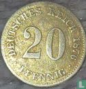 Duitse Rijk 20 pfennig 1876 (E) - Afbeelding 1