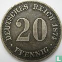 Duitse Rijk 20 pfennig 1874 (A) - Afbeelding 1