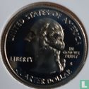 United States ¼ dollar 2002 (PROOF - copper-nickel clad copper) "Indiana" - Image 2