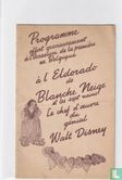Programme offert gracieusement a'laccasion de la premiere a'eldorado de Blanche Neige et les sept nains - Image 1