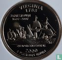 États-Unis ¼ dollar 2000 (BE - cuivre recouvert de cuivre-nickel) "Virginia" - Image 1