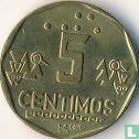 Pérou 5 céntimos 1992 - Image 2
