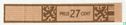 Prijs 27 cent - (Achterop: N.V. Willem II Sigaren Fabrieken Valkenswaard) - Afbeelding 1