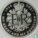 Verenigd Koninkrijk 5 pounds 2021 (PROOF - zilver) "95th Birthday of Queen Elizabeth II" - Afbeelding 2