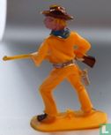 Cowboy met geweer in de aanslag (geel) - Afbeelding 2